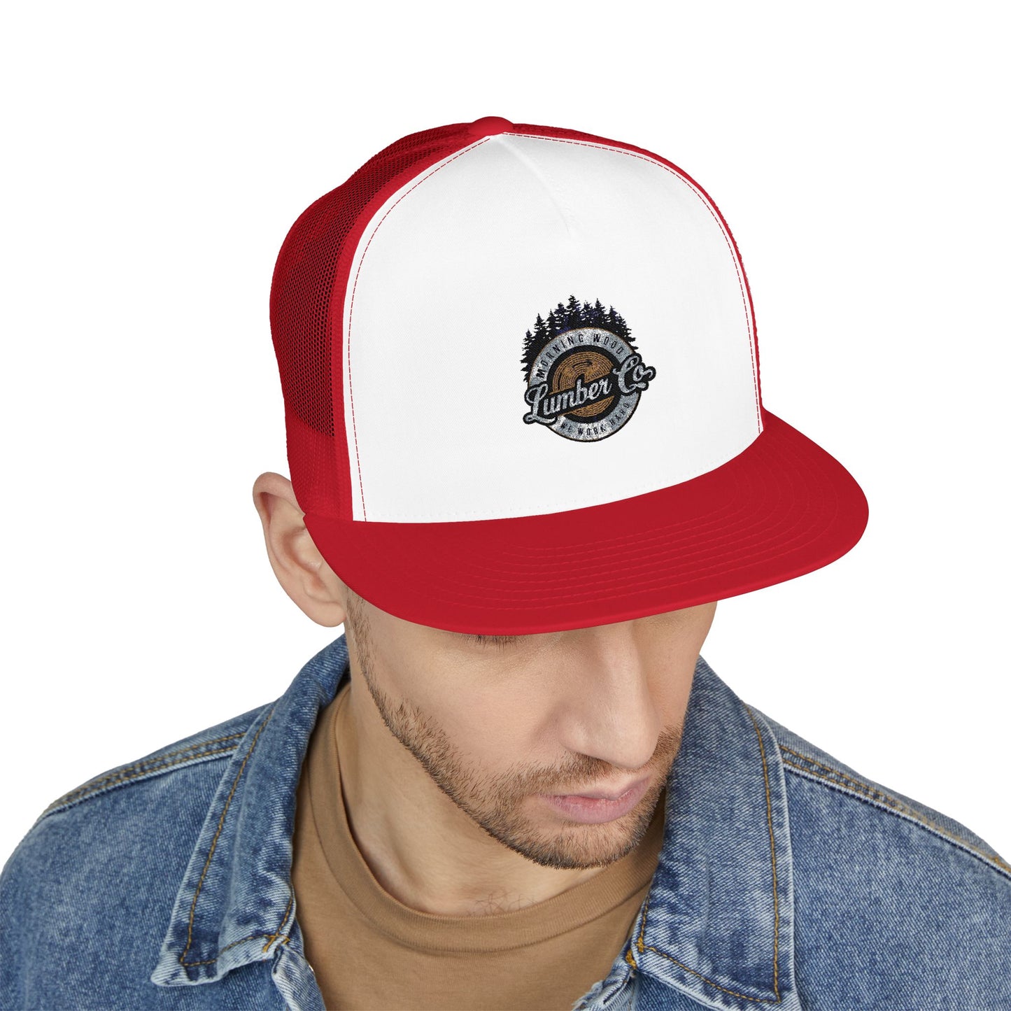 Embroidered (Morning Wood) 5 Panel Trucker Cap – Outdoor Adventure Ready