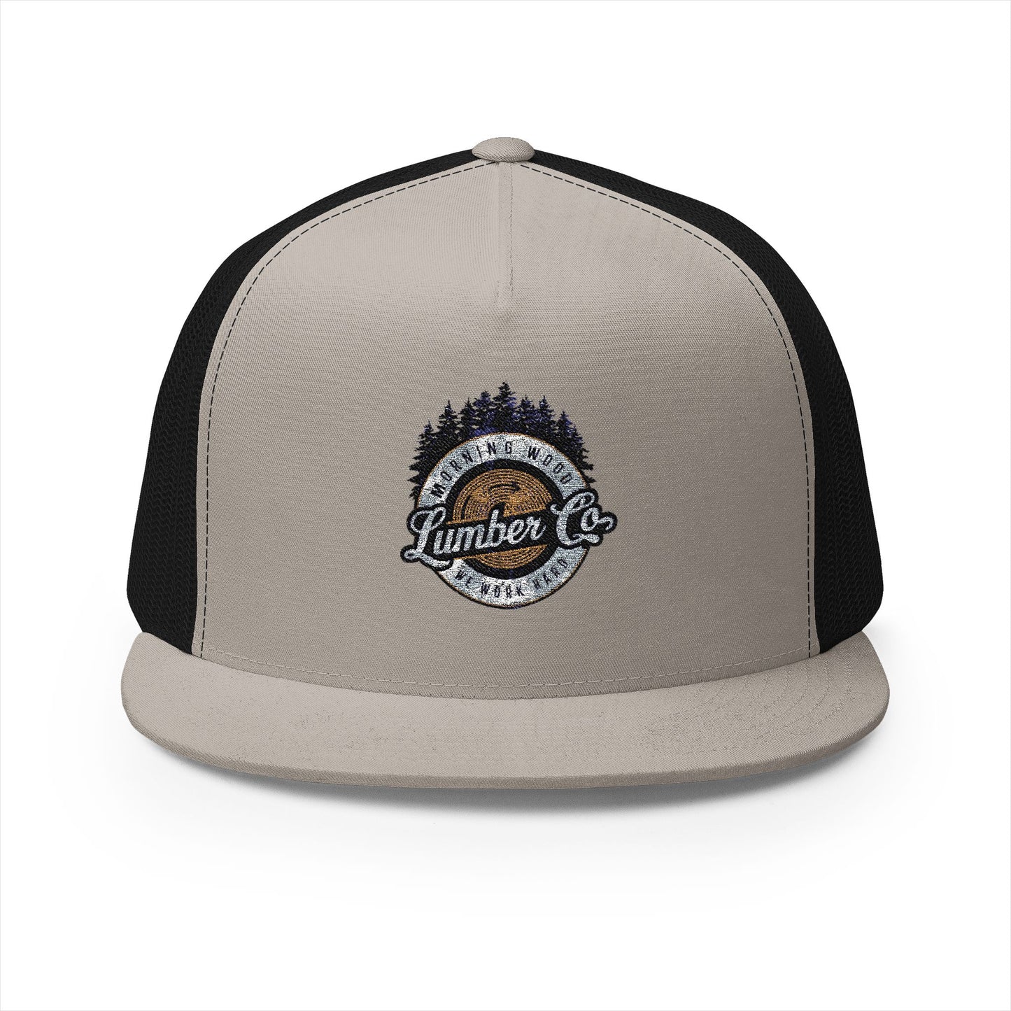 Embroidered (Morning Wood) 5 Panel Trucker Cap – Outdoor Adventure Ready