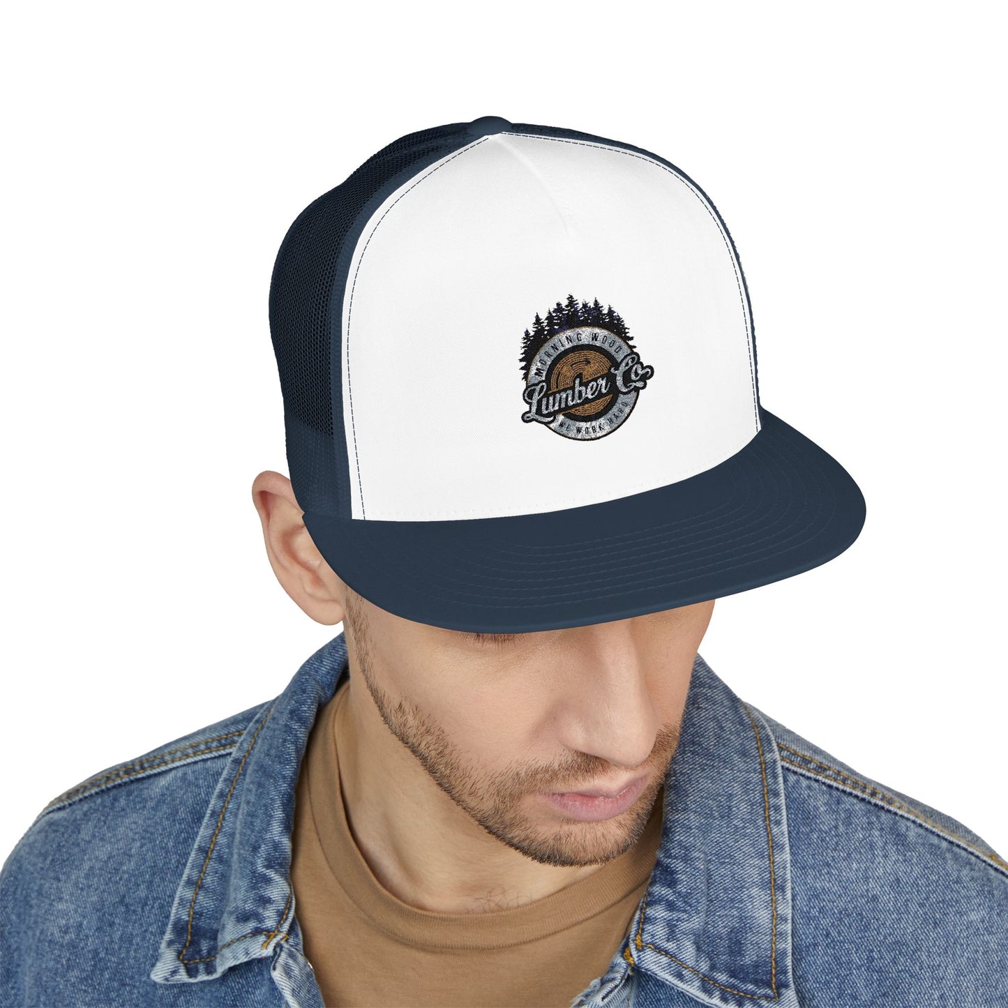 Embroidered (Morning Wood) 5 Panel Trucker Cap – Outdoor Adventure Ready