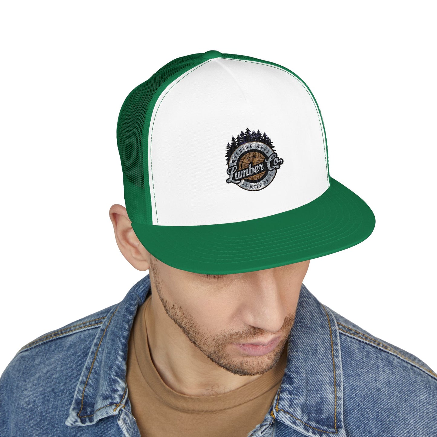 Embroidered (Morning Wood) 5 Panel Trucker Cap – Outdoor Adventure Ready